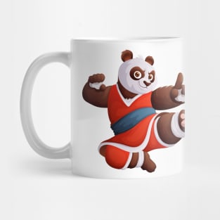 Kung fu master panda in a kimono in a dynamic stance Mug